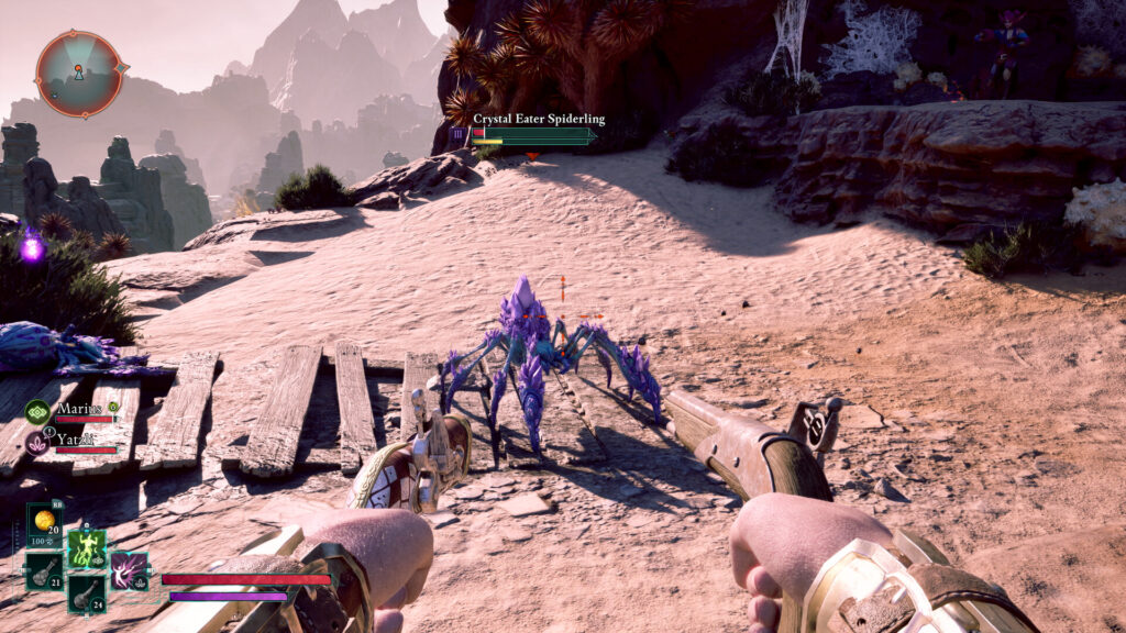 Avowed features first-person RPG combat which is immersive