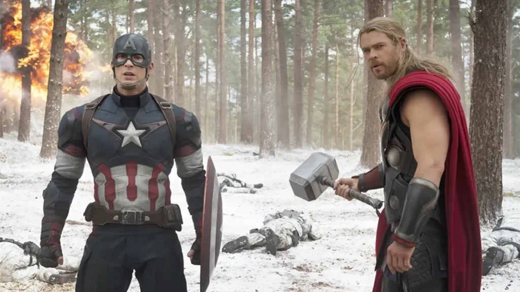 Chris Evans in Age of Ultron