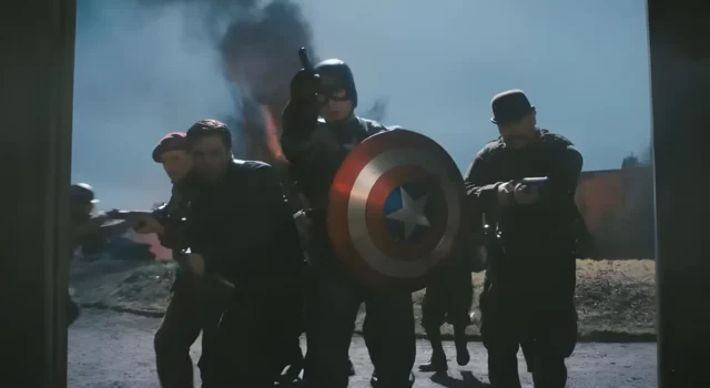 Captain America First Avenger siege scene