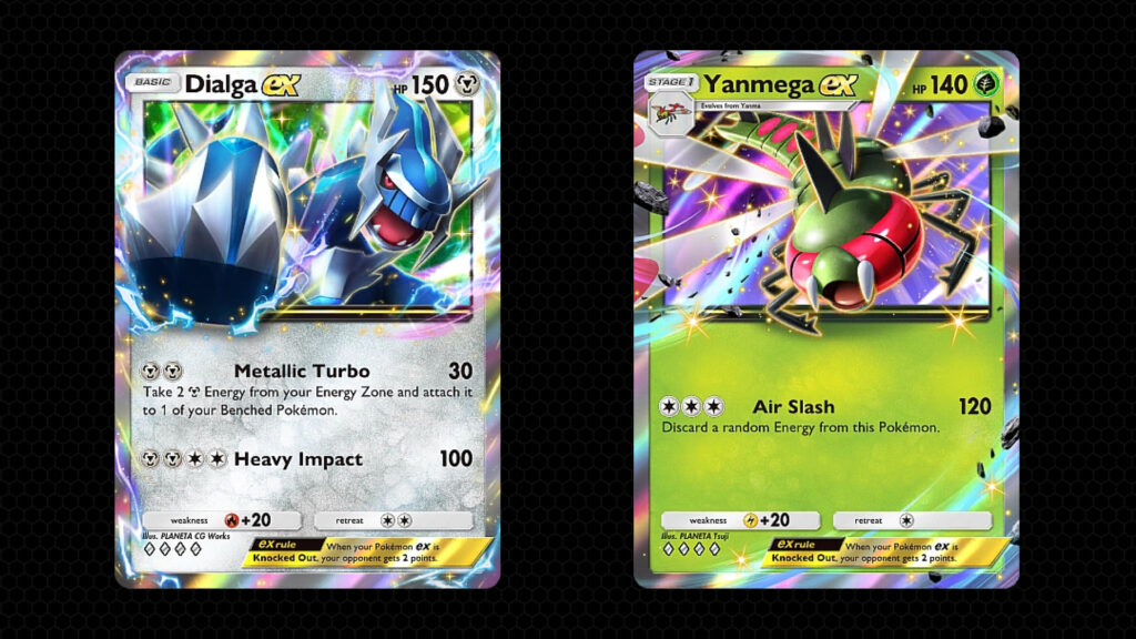 Dialga ex & Yanmega ex