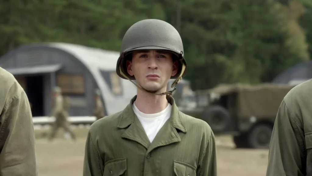 Chris Evans in First Avenger
