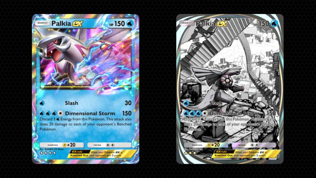 Palkia-ex in Pokemon TCG
