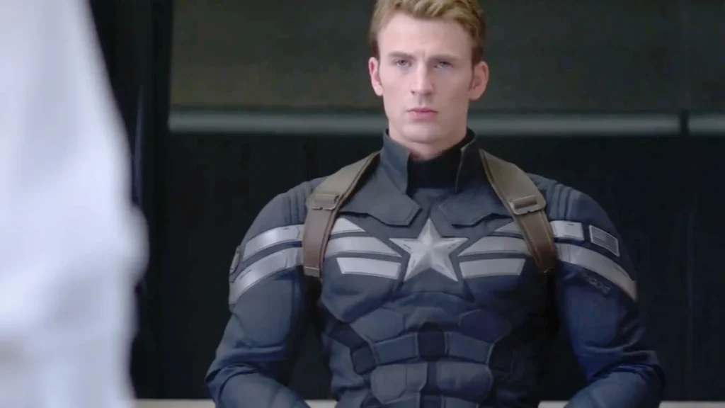 Chris Evans in Winter Soldier