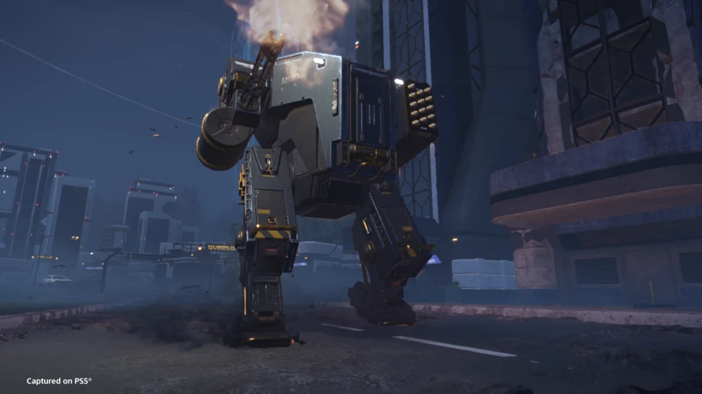 Exo-suits in Helldivers 2