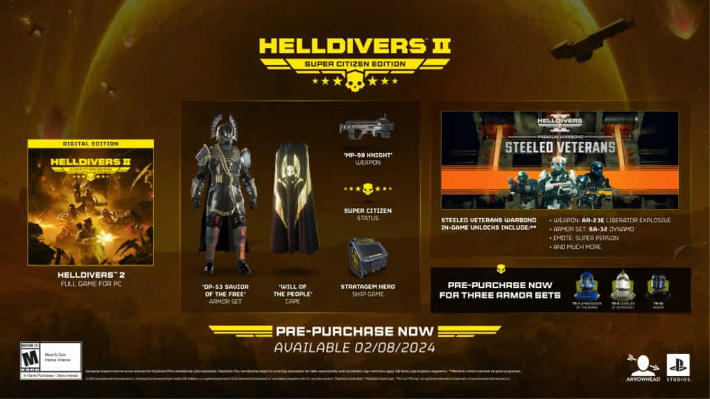 Is The Helldivers 2 Super Citizen Edition Worth It 2 Helldivers 2 Super Citizen Edition contents