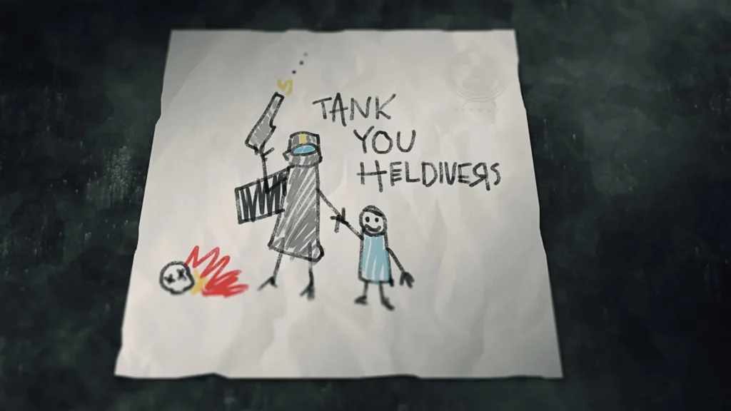 Helldivers 2 Thank you