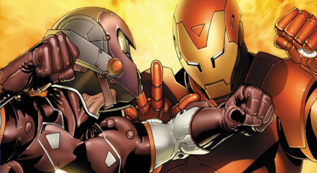 Ezekiel "Zeke" Stane fighting Iron Man