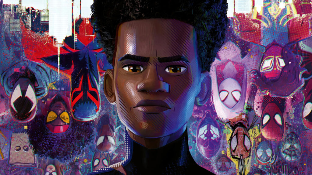 Miles Morales from Spider-Man Spider-Verse trilogy