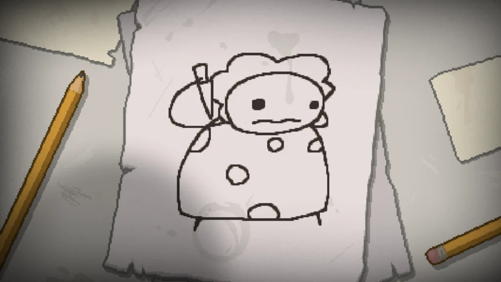 The Binding of Isaac’s Story of Sins 2 The antagonist drawn by a young child in Binding of Isaac