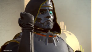 A loyal Helldiver wearing the IE-12 Righteous medium armor from the Servants of Freedom Warbond