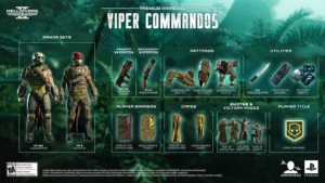An image showing the contents of the Viper Commandos Warbond