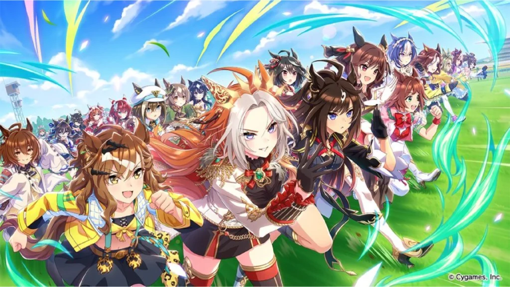 Key Art of Uma Musume featuring whole host of characters