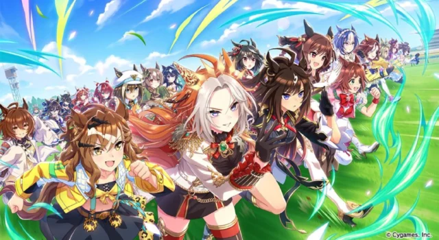 Key Art of Uma Musume featuring whole host of characters