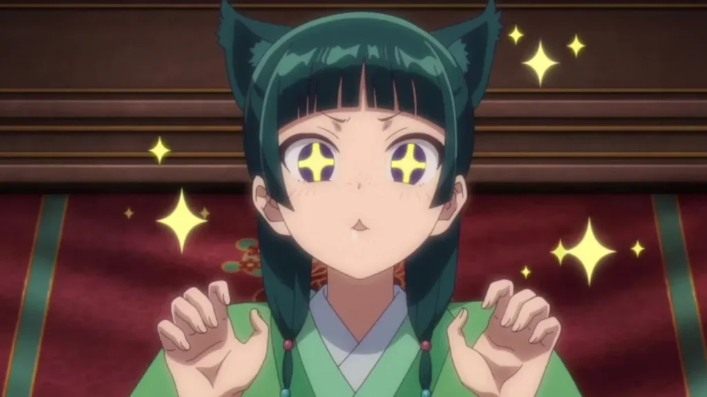 The Apothecary Diaries And A Love-Hate Romance 2 Maomao posing in The Apothecary Diaries