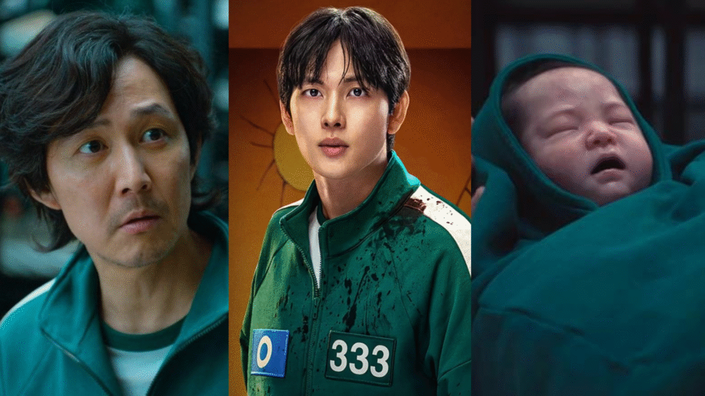 Gi-hun, Myung-gi, Jun-hee