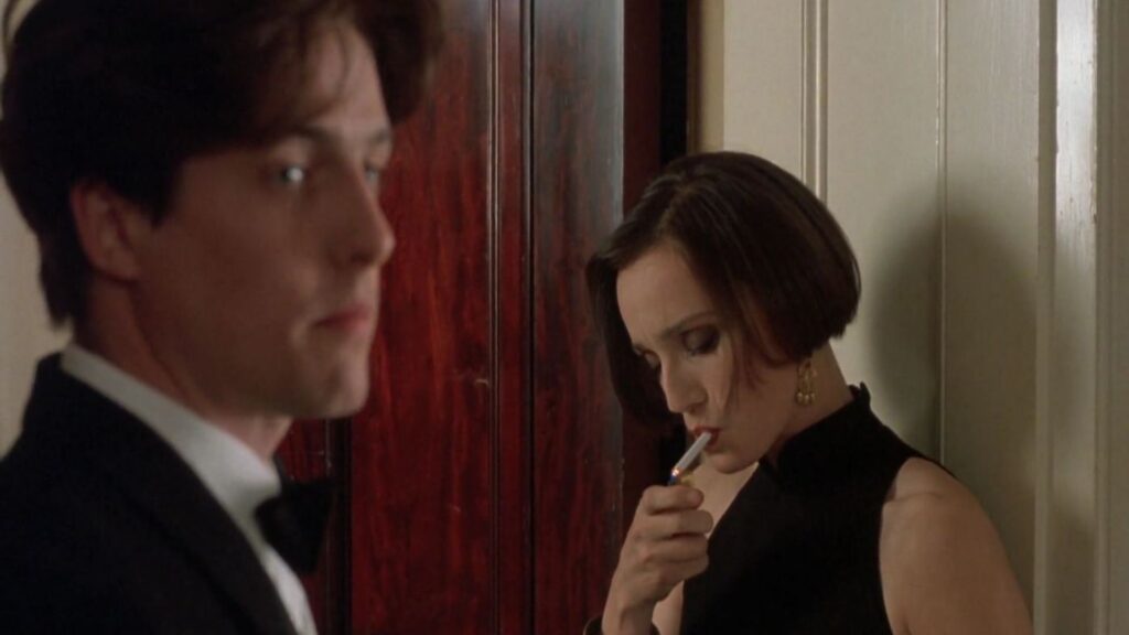 Kristin Scott Thomas in Four Weddings and a Funeral