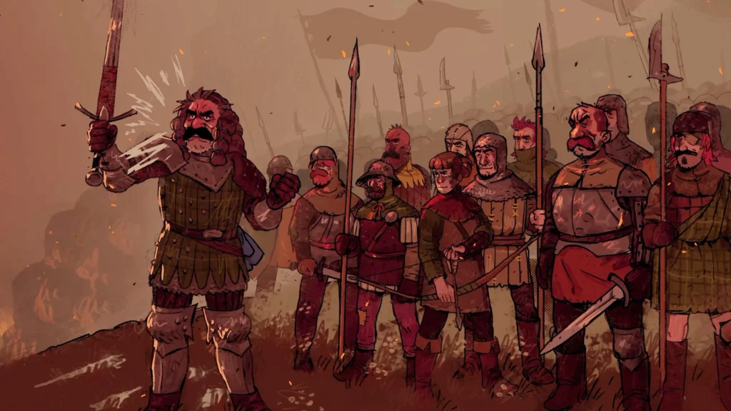 Tears of Metal Holds A Bloody Good Time In It 2 Tears of Metal character giving a speech