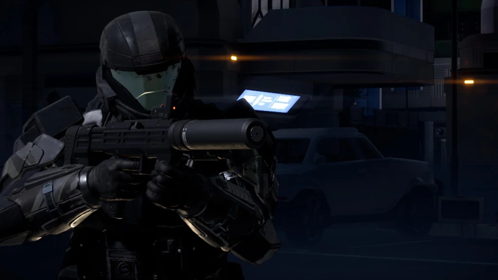 The Thrilling Helldivers 2 Halo ODST Legendary Warbond Is Finally Arriving 2 A Helldiver wearing the A-9 Helljumper armor while using the M7S SMG