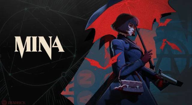The character select art for the new Deadlock character Mina
