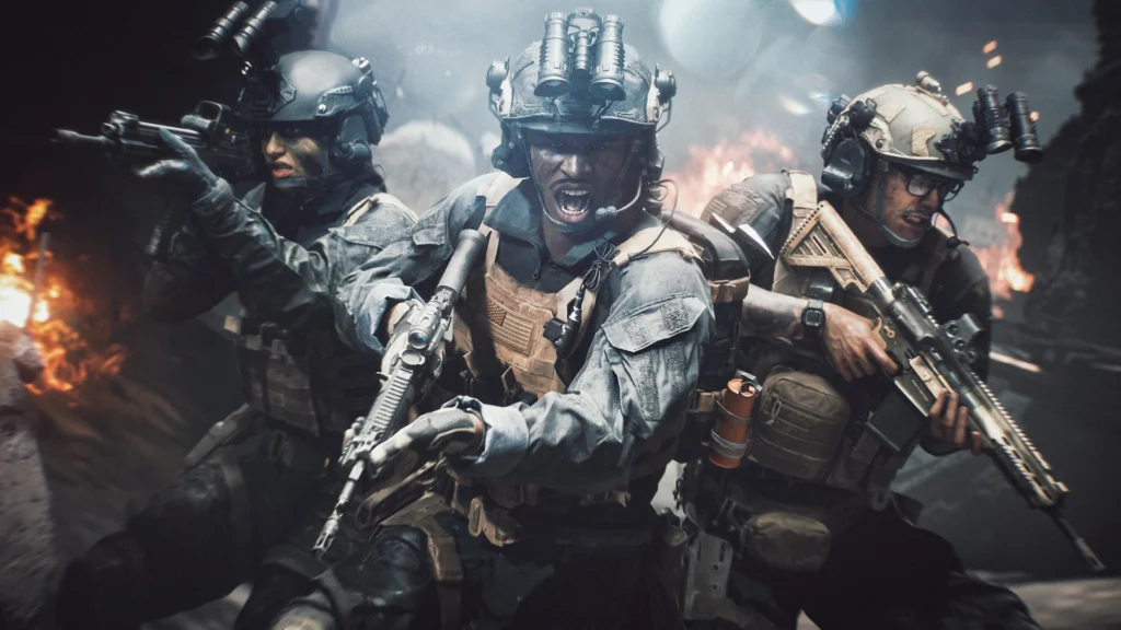The Exciting State Of Play 2025 Has Arrived, And With It A Whole Catalog Of Goodies 3 Three soldiers from Battlefield 6 standing next to each other in combat