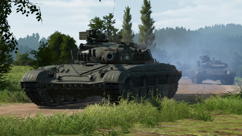 The New Gunner Heat PC Update Refurbishes A Famous Metal Beast 2 A T-72 from Gunner Heat PC staring at the camera with another one right behind it