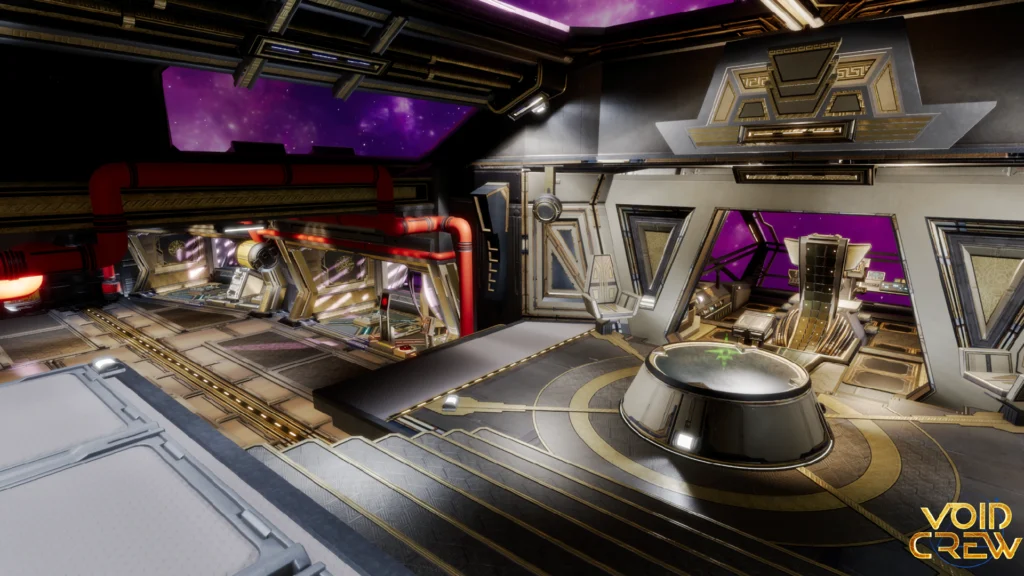 The Void Crew Striker Update Arrives With New Tools For Your Pilgrimage 2 The interior of the new ship class in the Void Crew Striker update