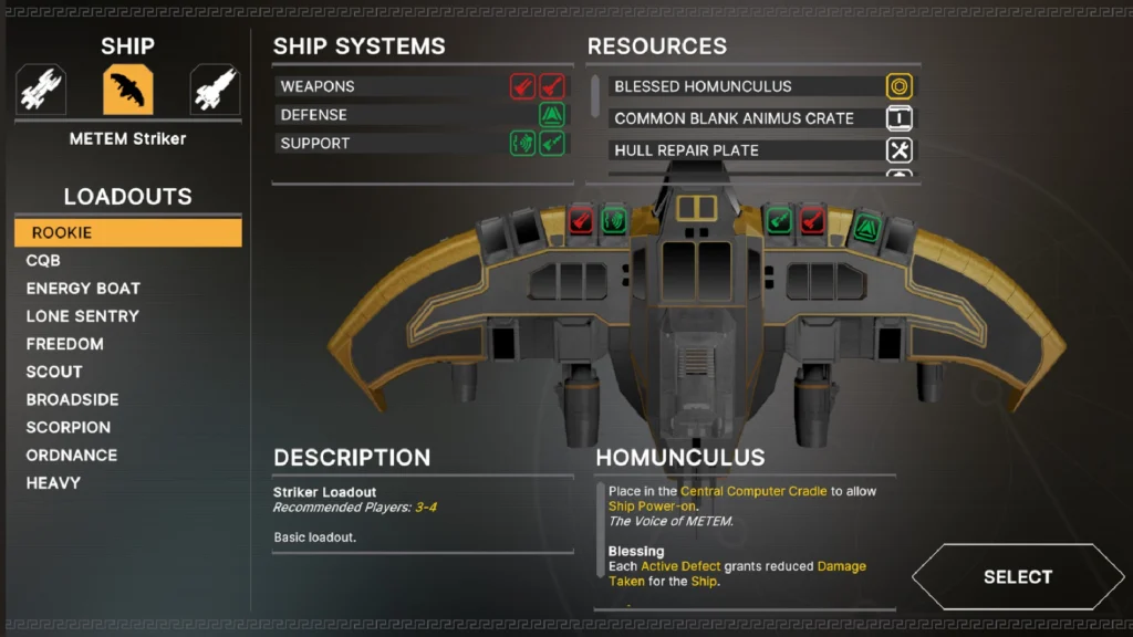 The Void Crew Striker Update Arrives With New Tools For Your Pilgrimage 4 The new ship loadouts in the Void Crew Striker update