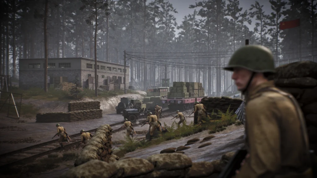 The Proactive 83 Steam NextFest Demo, And What You Need To Know 2 Russian soldiers in 83 rushing into combat which you can do in the ’83 Steam NextFest demo