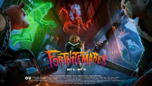 The cover for the Fortnitemares event which includes the Fortnitemares collaborations