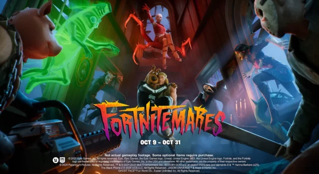The cover for the Fortnitemares event which includes the Fortnitemares collaborations