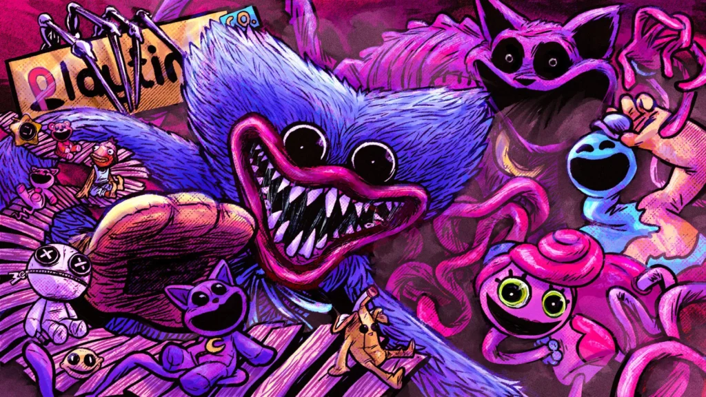 What Are The Spooky Fortnitemares Collaborations In 2025? 8 The Poppy Playtime loading screen featuring the iconic antagonists of the games
