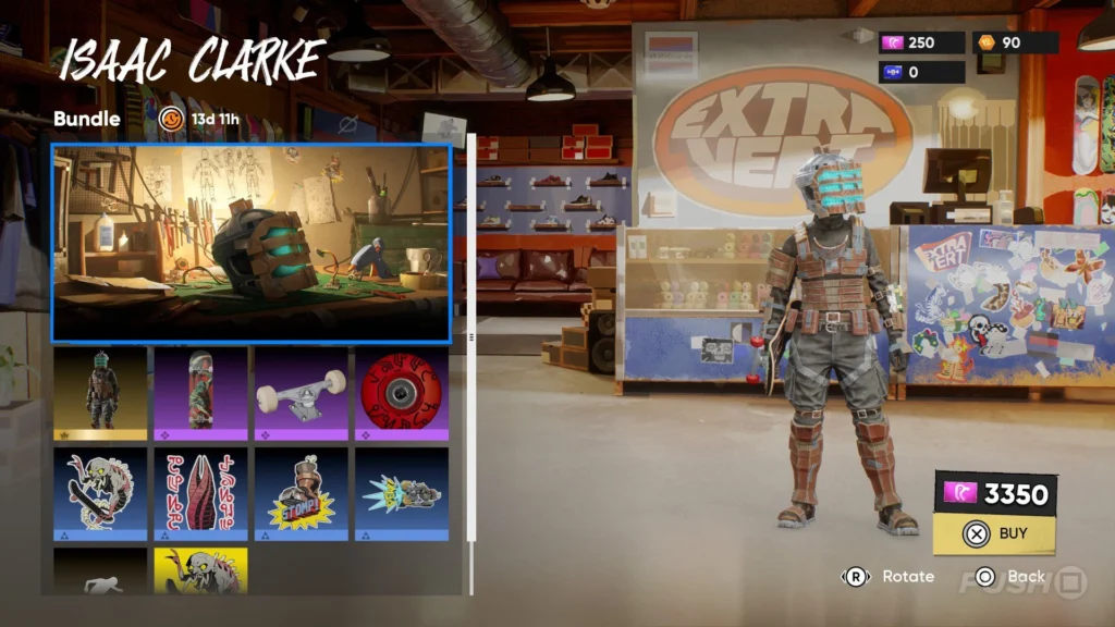 The Expensive Skate Isaac Clarke Bundle Is Here, And Fans Are Outraged 2 The various contents of the Skate Isaac Clarke bundle