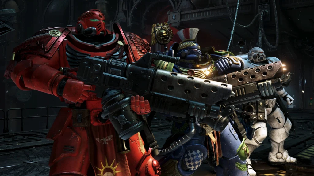 The Gripping Space Marine 2 Demo Is Arriving Soon, But What's In It? 4 Three Space Marines of varying chapters and equipment standing side by side