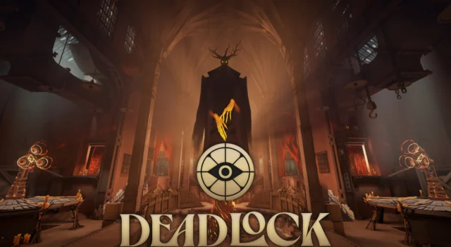 The new Hidden King Patron in the Deadlock Old Gods New Blood update with the game's title below him