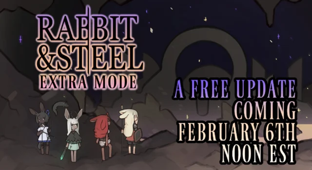 The announcement image for the Rabbit and Steel Extra Mode update