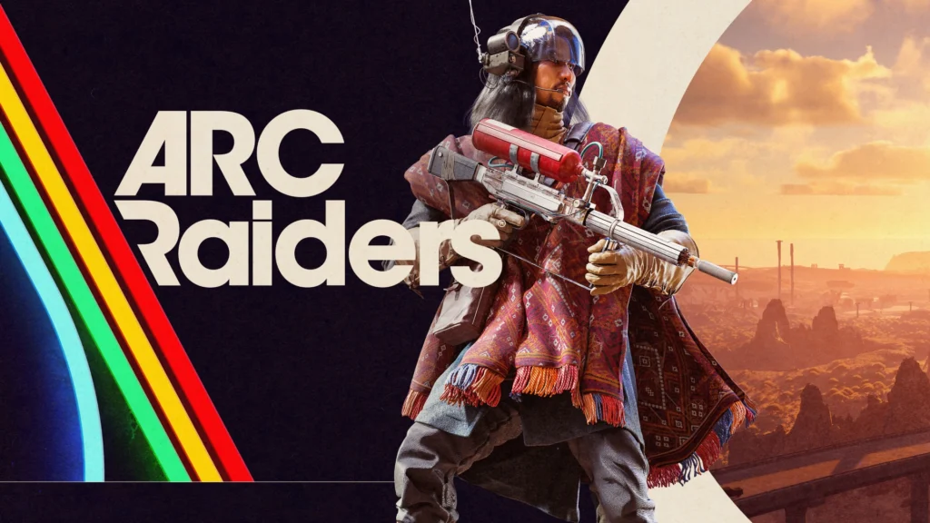 The cover of Arc Raiders featuring a playable character next to the title