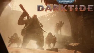 The cover for the reveal of the Darktide Ogryn Pack Master