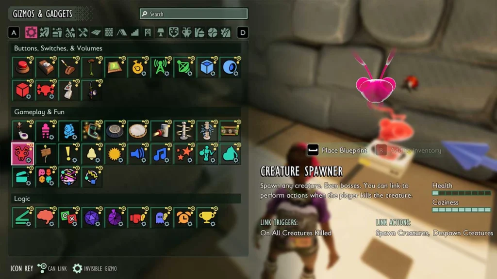 The Beloved Grounded 2 Playground Mode Has Made Its Return 2 The user interface of the Grounded 2 Playground mode showing the various tools and items players can spawn