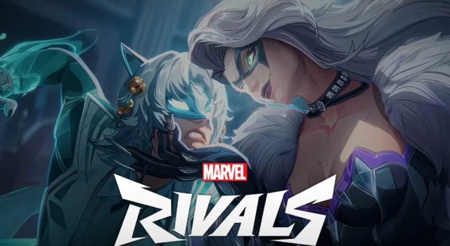White Fox and Black Cat in Marvel Rivals fighting each other and coming face to face