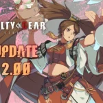 The cover of the Guilty Gear Strive 2.0 update featuring the new playable character, Jam Kuradoberi and her pet bunny