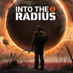 The cover for Into the Radius 2 1.0 showing an explorer staring into the distant Radius