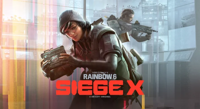 A promotional image of Dokkaebi using her new ability while Rauora covers her with the new weapon that both of them own in the upcoming Siege X Dokkaebi rework