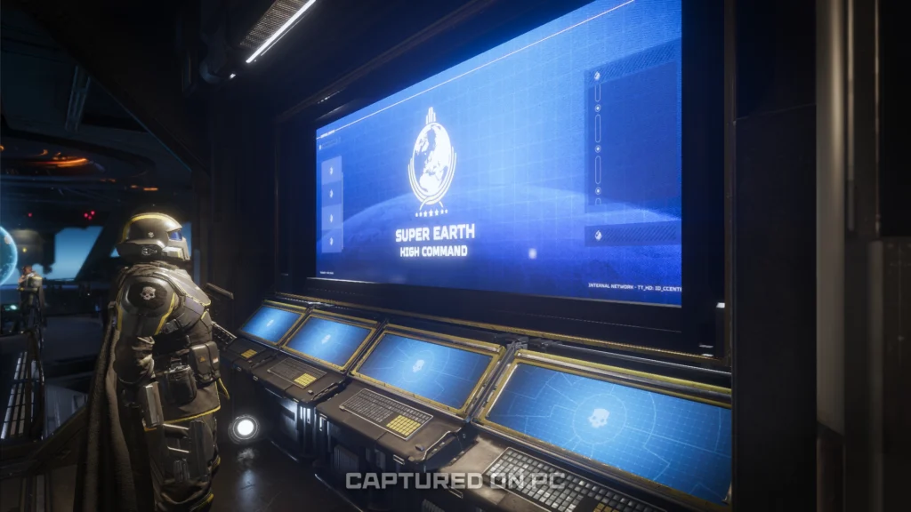 The soon to arrive Galactic War Campaign terminal as stated in the Helldivers 2 Progressing Progression transmission