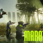 Two squads of new players participating in the Marathon open play week meeting each other