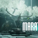 The Marathon Runner Shell Cradle as seen in the game with the title of the game on the right side of the image