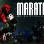 The new Marathon Runner Shell, Sentinel, navigating Night Dire Marsh with their squad