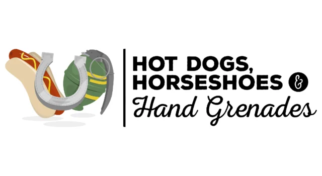The cover of Hotdogs, Horseshoes, and Hand Grenades, which has just received the H3VR 1.0 update release