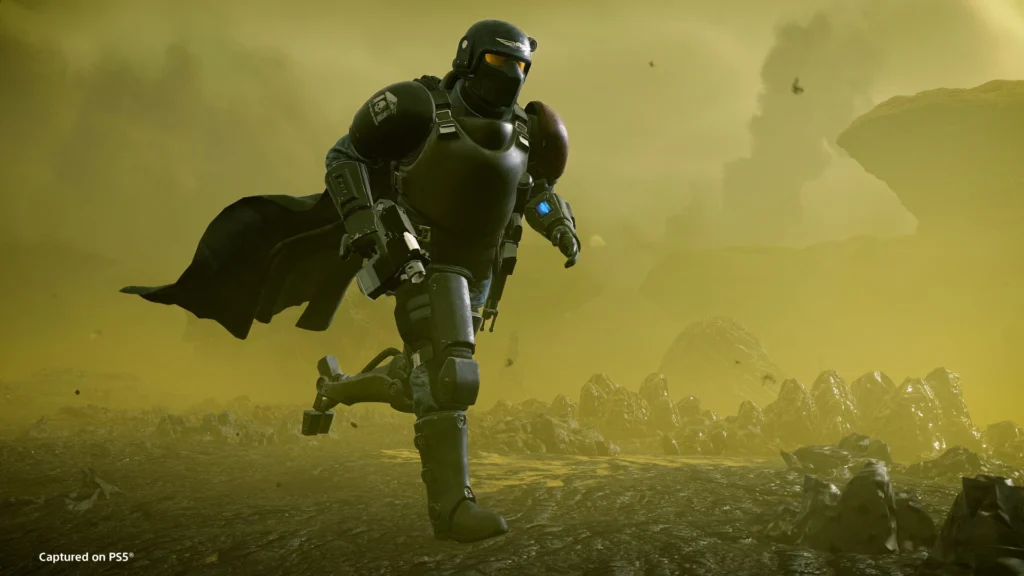 The Wait Is Over: The Helldivers 2 Warhammer 40K Legendary Warbond Is Finally Near 2 A Helldiver wearing the heavy armor from the Helldivers 2 Warhammer 40K Legendary Warbond