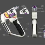 Concept art for the AMP Injector, which is part of the many chanages and additions of the SCP: 5K core features