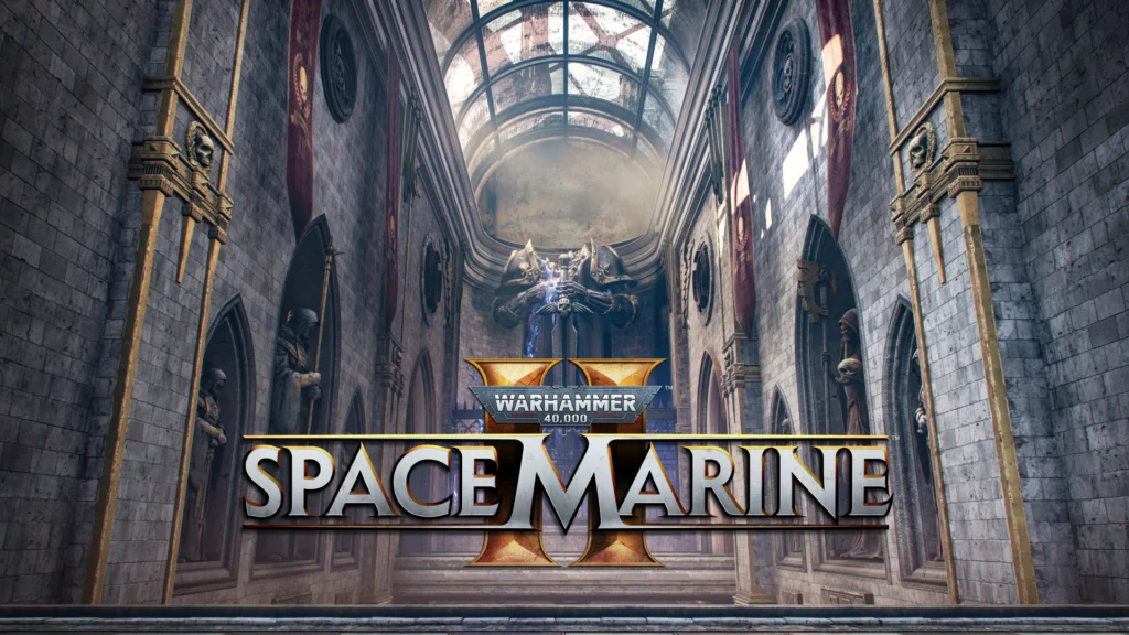 The interior of the new Sanctum map in the Space Marine 2 14.0 update